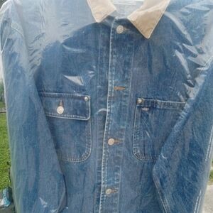 Denim Ralp Lauren Jacket with Corduroy Collar
